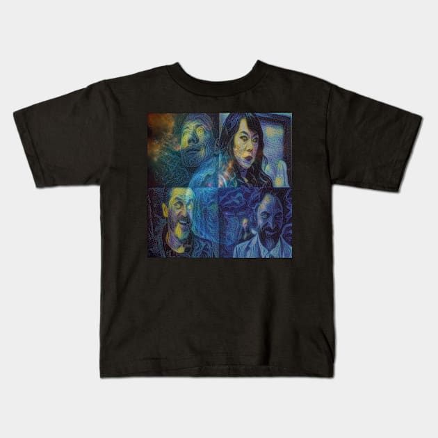 Picasso Princes Kids T-Shirt by Erik Morningstar 